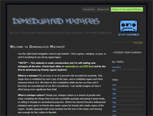 Tablet Screenshot of mixtapes.demodulated.com